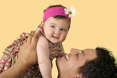 Father and baby